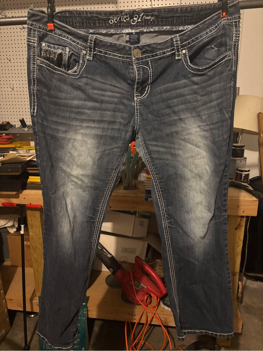Series 31 almost famous embellished jeans size 18 women’s